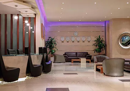 Reception Area in Hotel Anwar Al Madinah Mövenpick