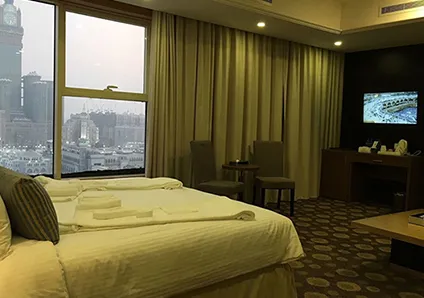 Bed Room in Grand Makkah Hotel