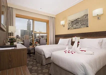 Bed Room in Grand Makkah Hotel 